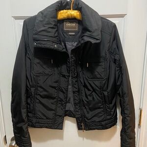 GEOX RESPIRA Womens Utility Jacket UK  8 Black  Polyester